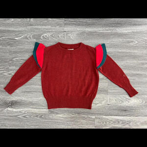 Bobo Choses Blue Sweater 32% Lana Wool !! 6-7 Y NEW!!